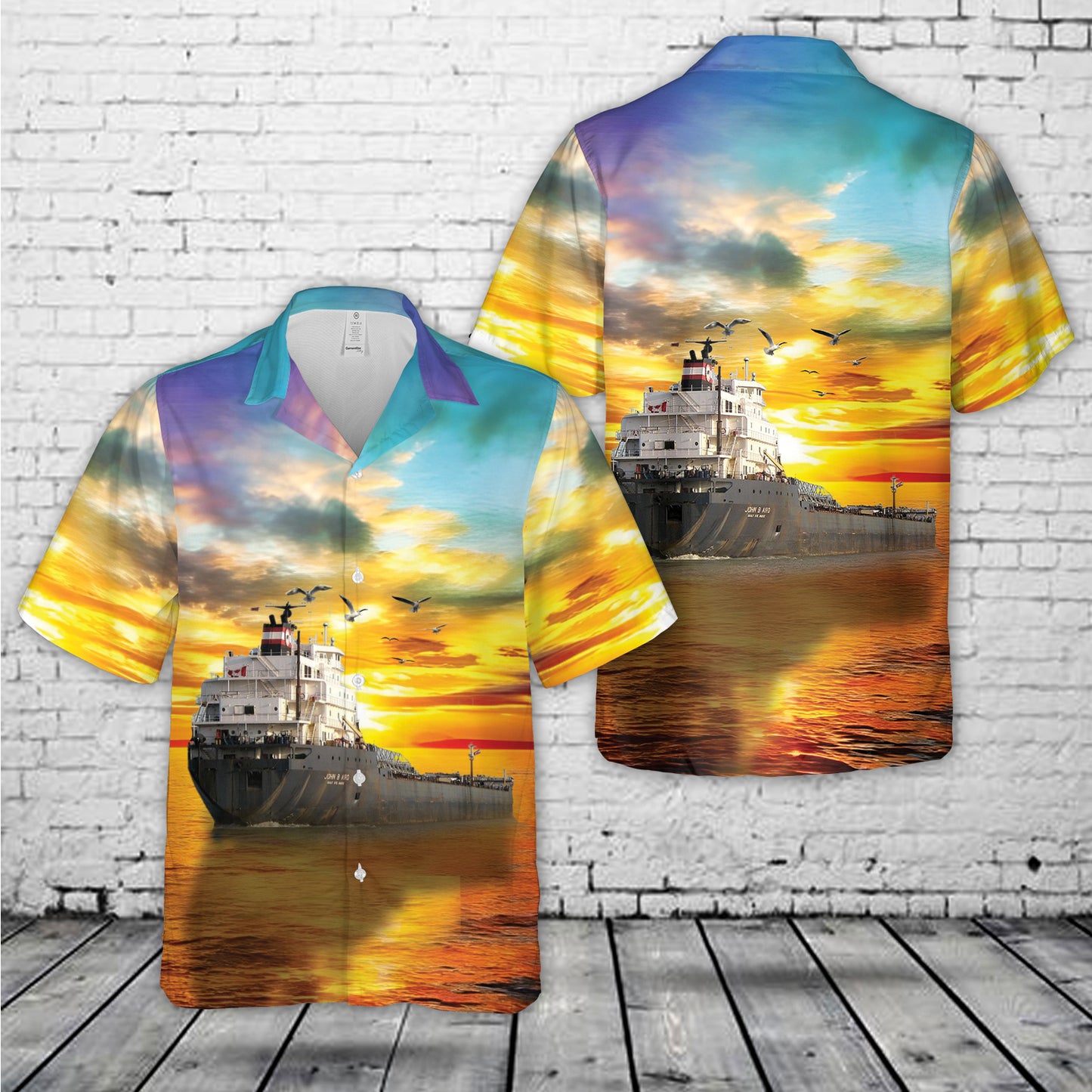 John B. Aird Ship Hawaiian Shirt