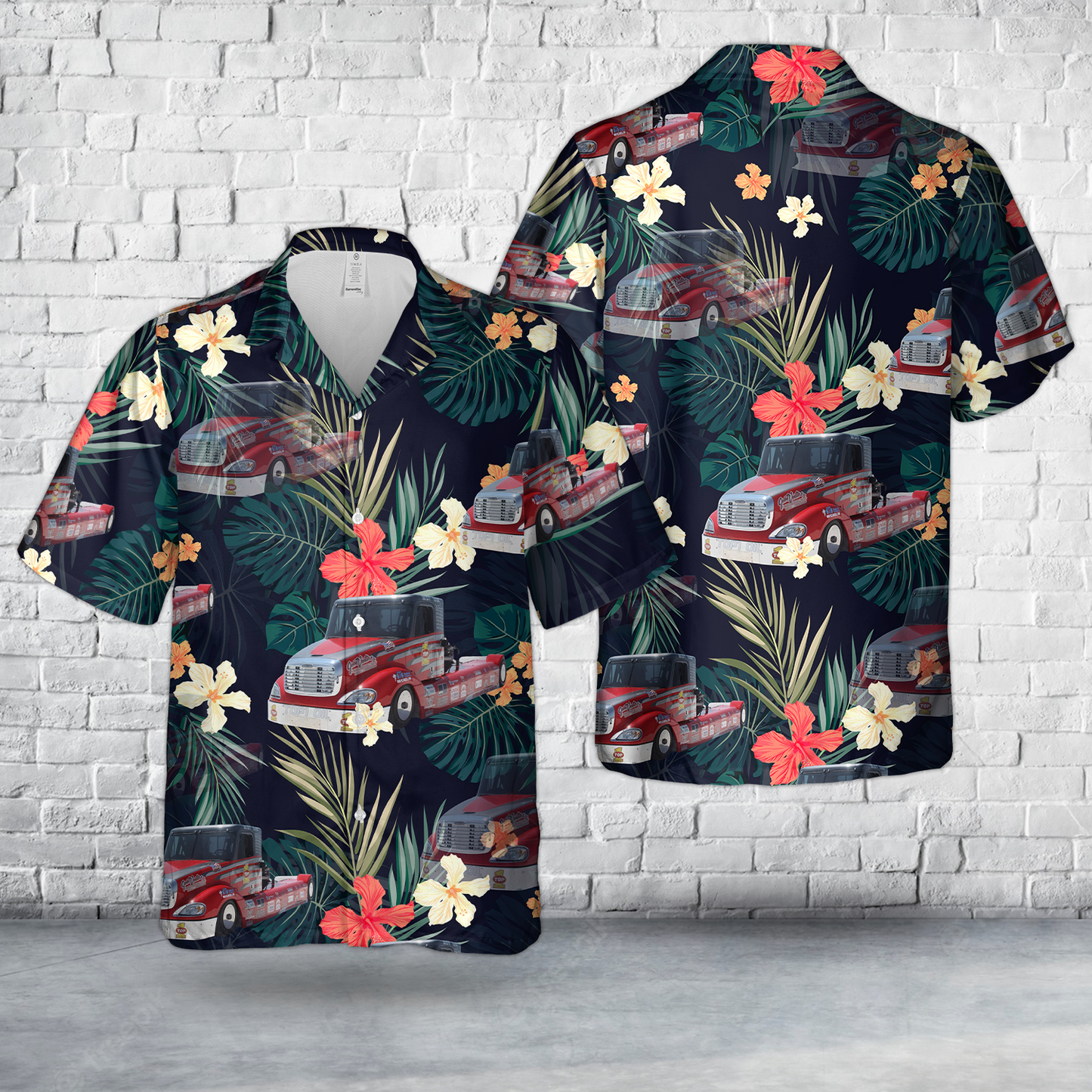 Joint Venture V16 Freightliner Hawaiian Shirt