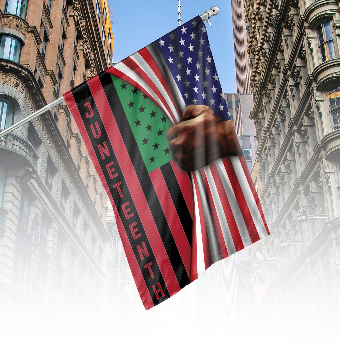 Juneteenth House Flag NLMP0805PT06