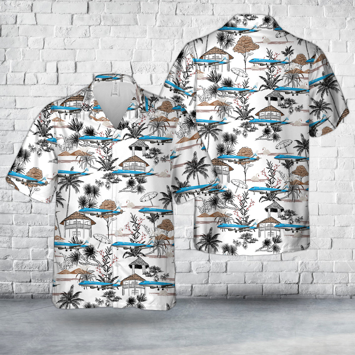 KLM Cityhopper Embraer 170-200STD Hawaiian Shirt