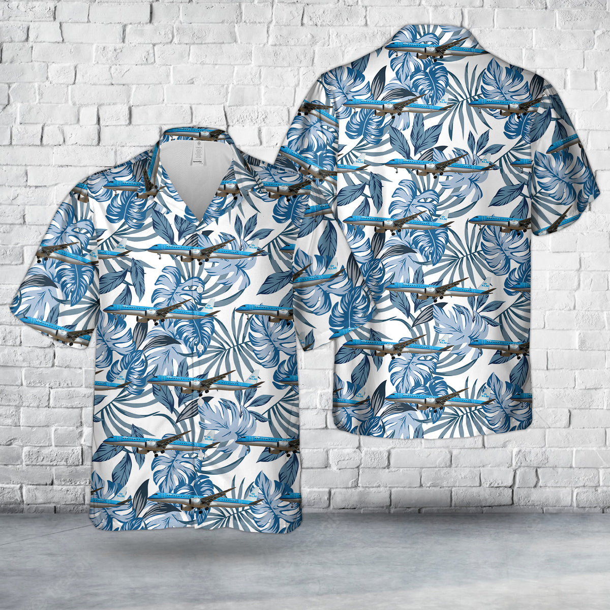 KLM Cityhopper Embraer E195-E2 (ERJ 190-400 STD) Hawaiian Shirt