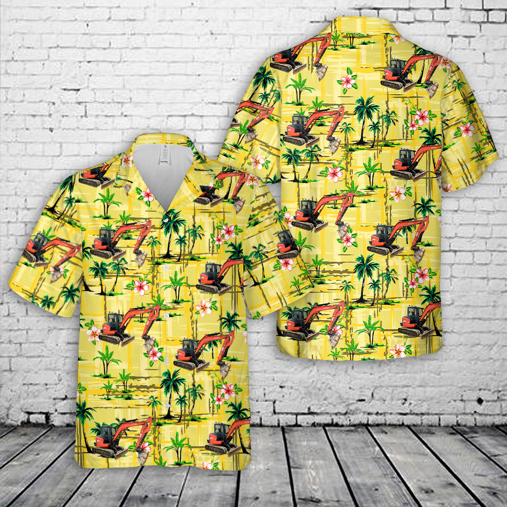 KX057-4 ( 5.5T Mini excavator) Hawaiian Shirt