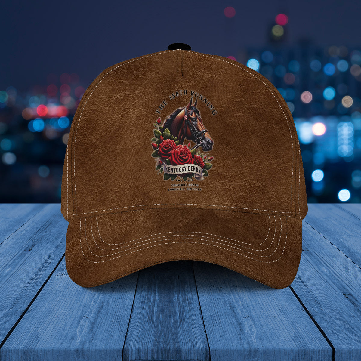 Kentucky Derby 150th Anniversary Baseball Cap