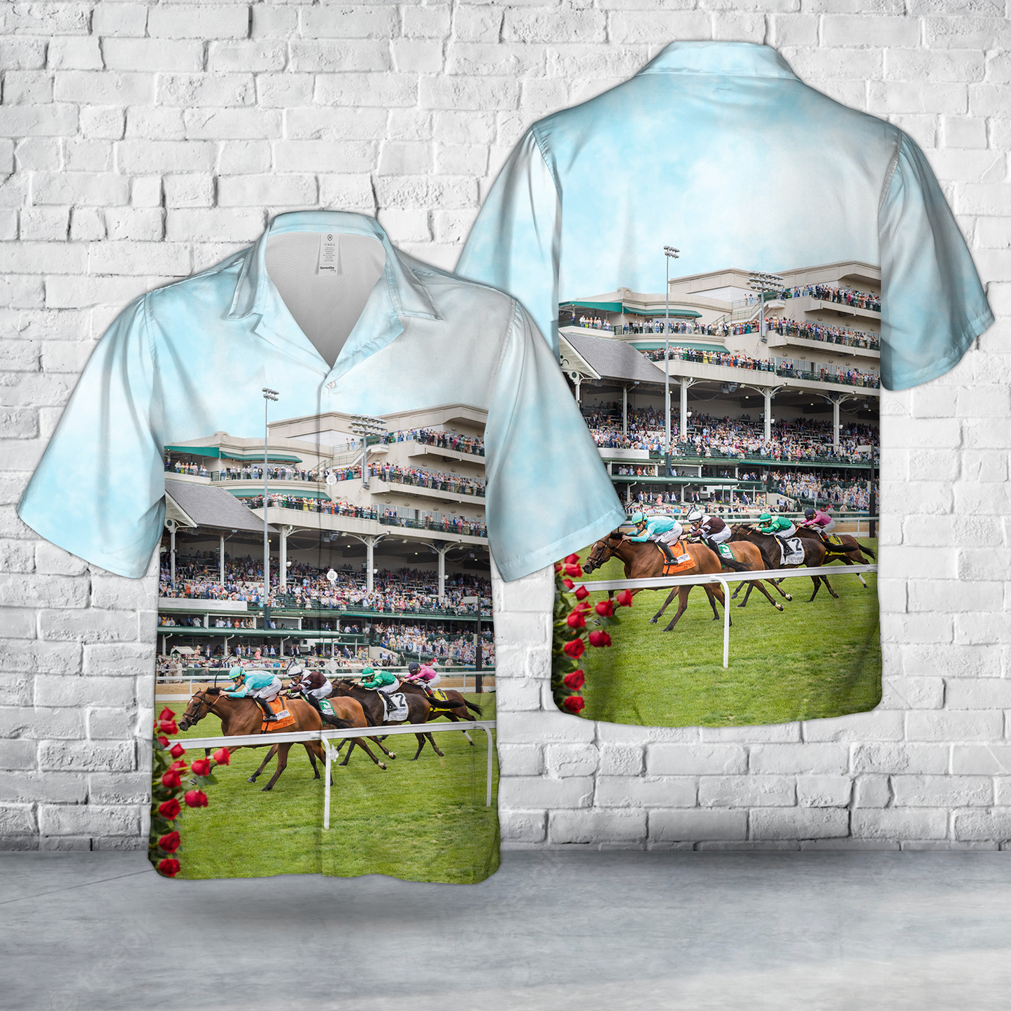 Kentucky Derby Horse Racing Hawaiian Shirt
