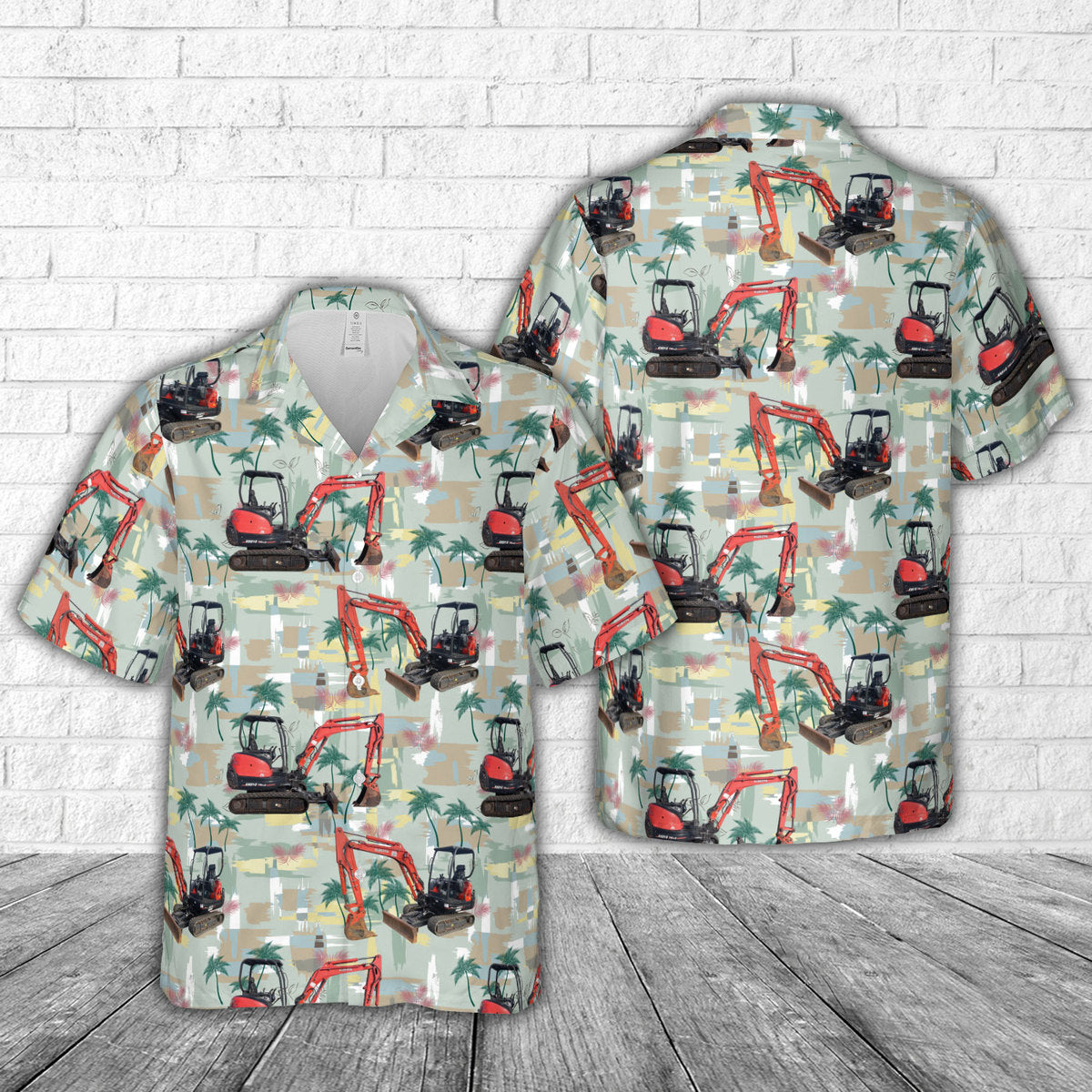 Kubota Excavator - KX91-3 (Super Series 2) Hawaiian Shirt