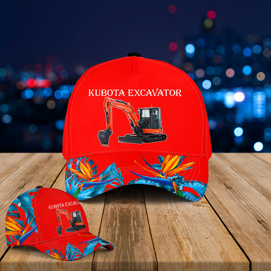 Kubota Excavator Baseball Cap