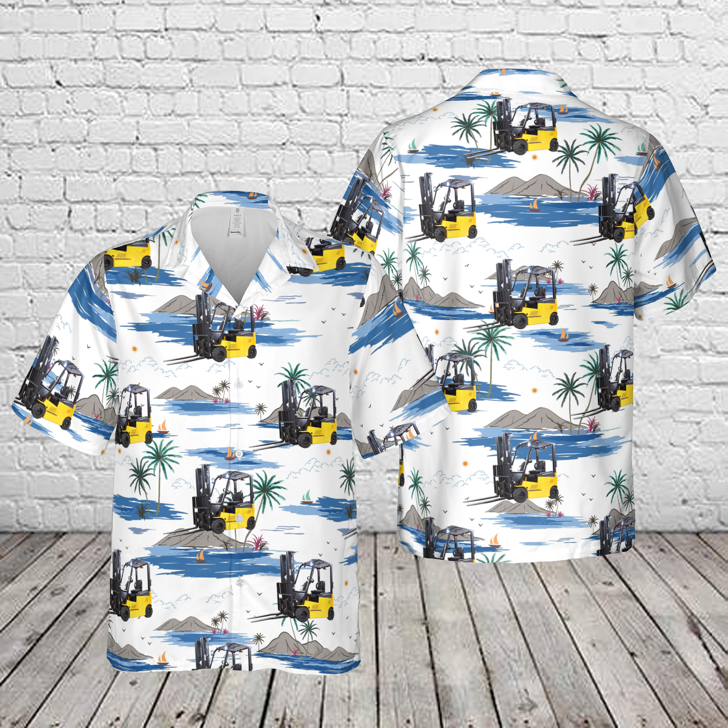 LXE40 Spark Lithium Forklift Truck Hawaiian Shirt
