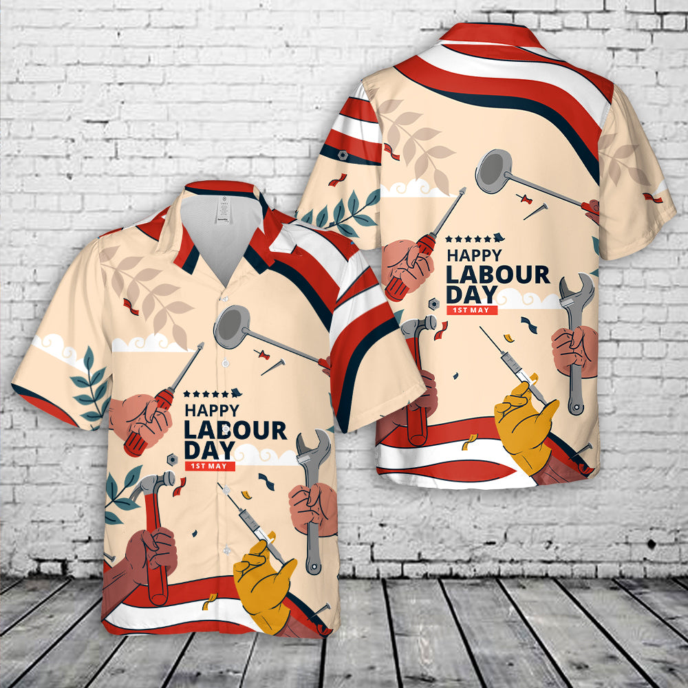 Labour Day Celebration Hawaiian Shirt