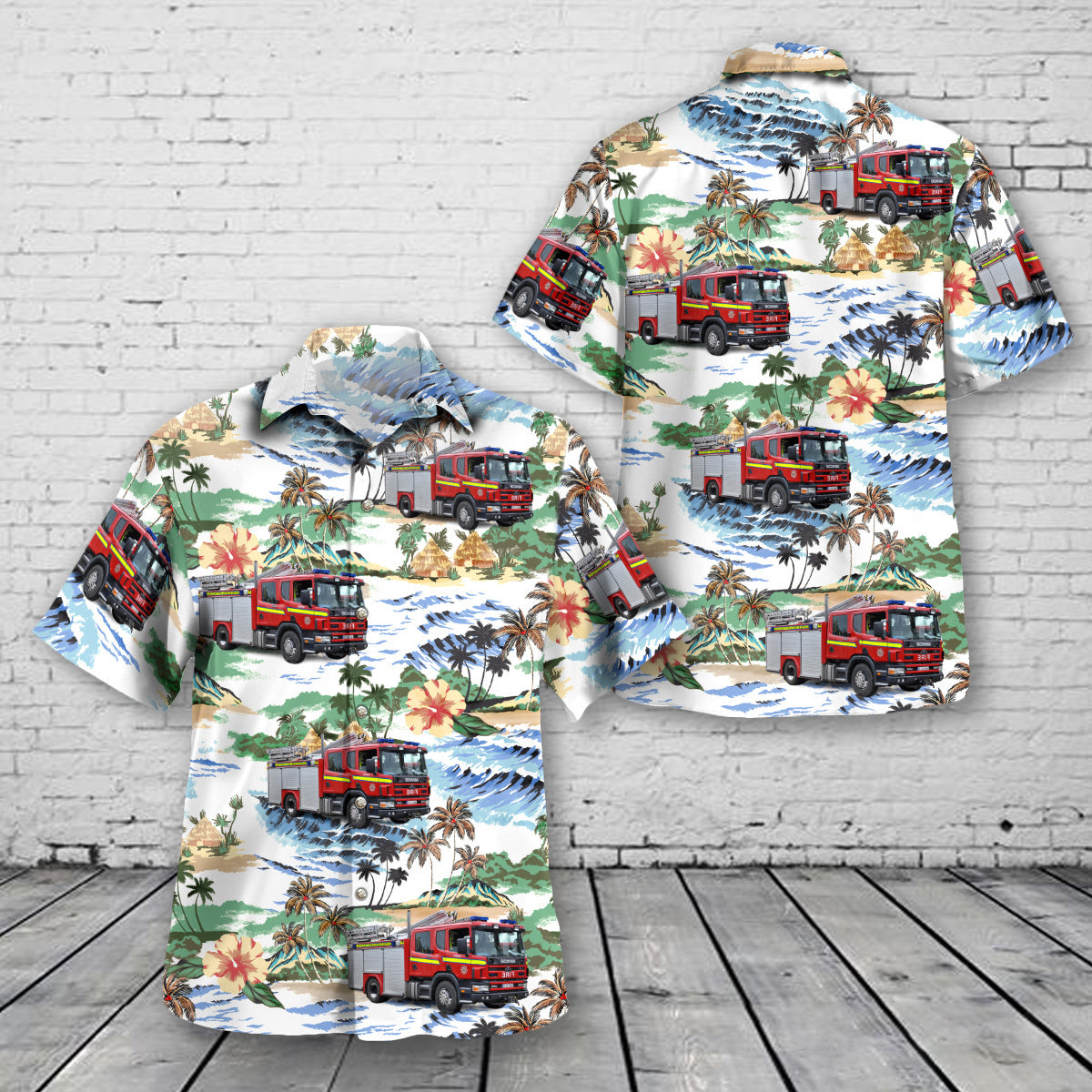 Laois, Ireland, Laois County Fire & Rescue Service 2001 Scania Hawaiian Shirt