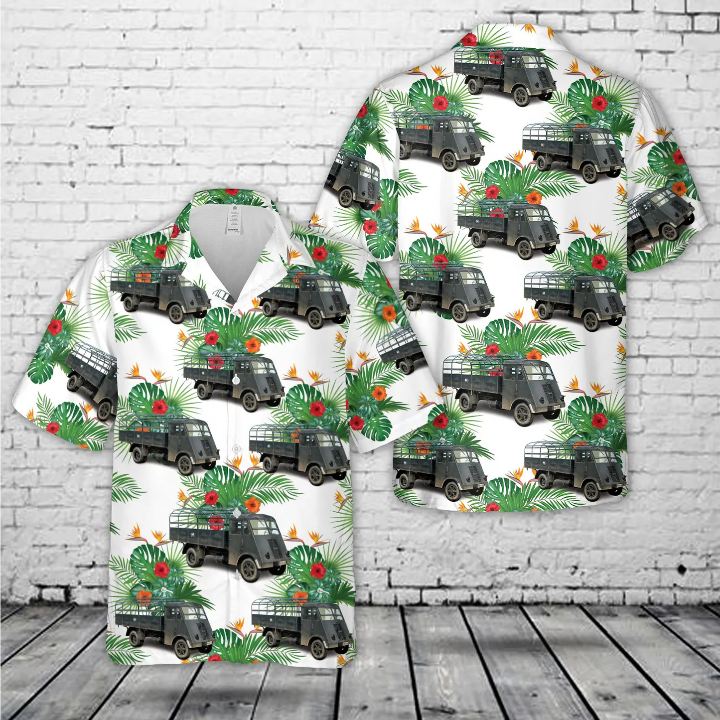 Lastkraftwagen 3,5 t AHN, WWII German Army Truck Hawaiian Shirt