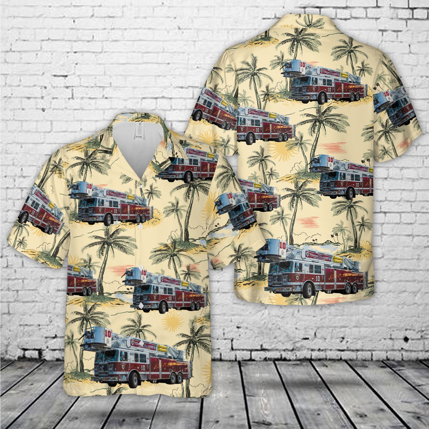 Laurel Volunteer Fire Department, Maryland Hawaiian Shirt