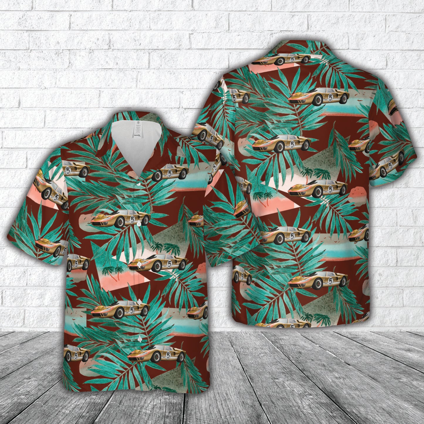 Le Mans-winning Ford GT40 Hawaiian Shirt