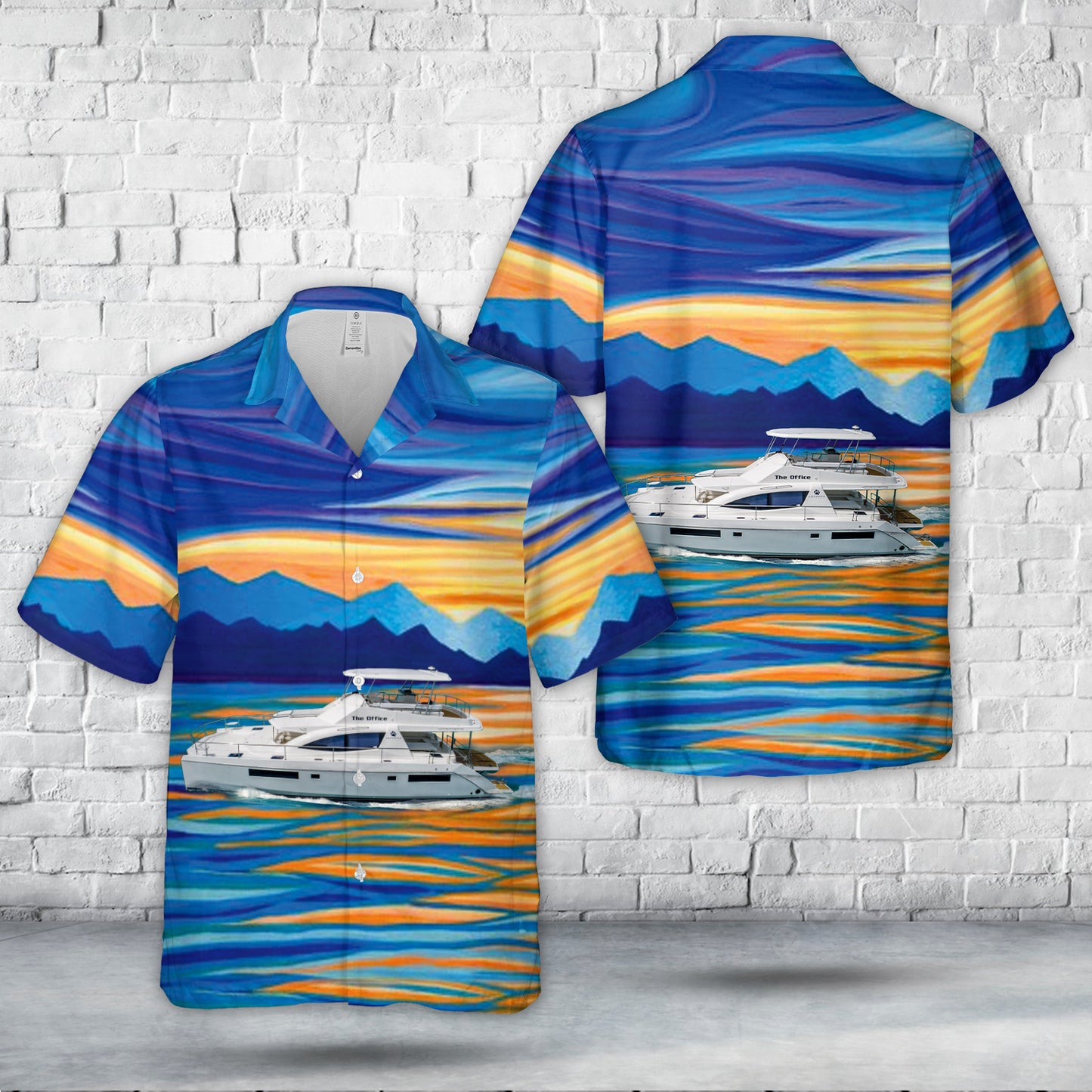 Leopard 51 Powercat Catamarans Yacht Hawaiian Shirt