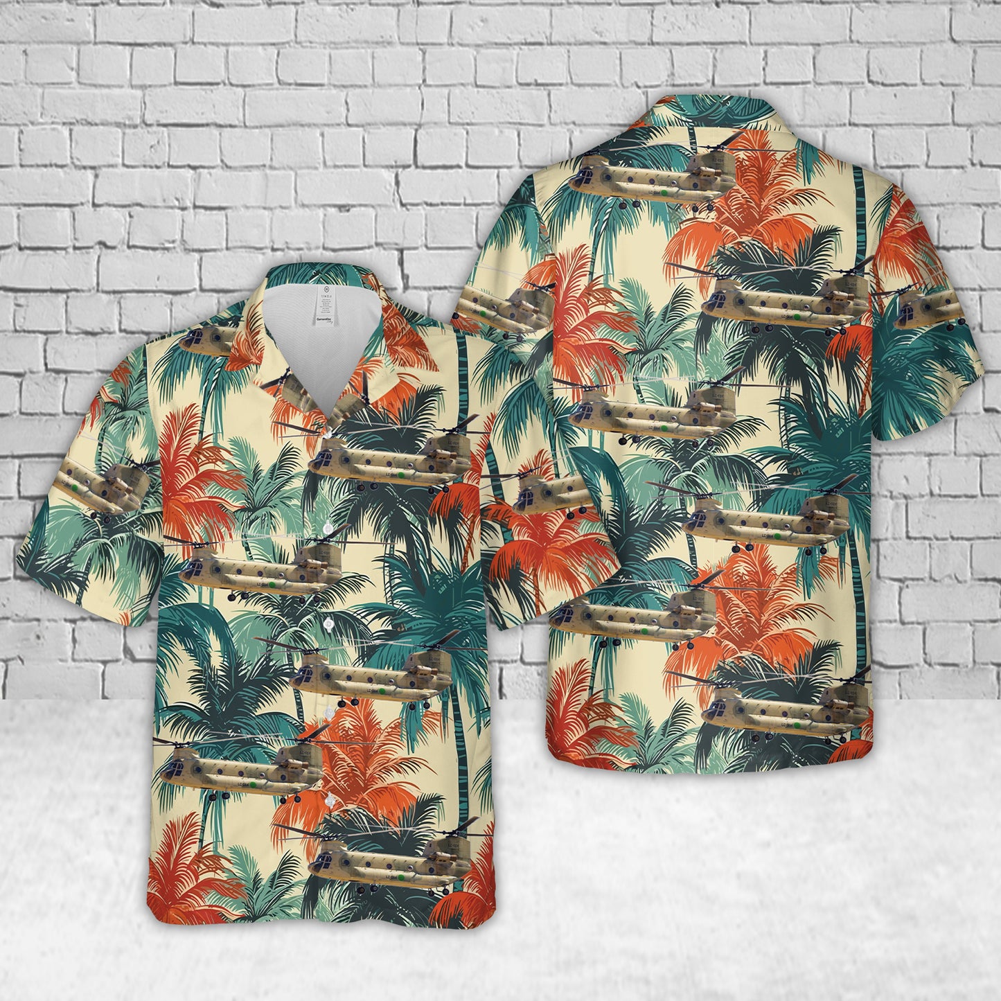 Libyan Air Force CH-47 Hawaiian Shirt
