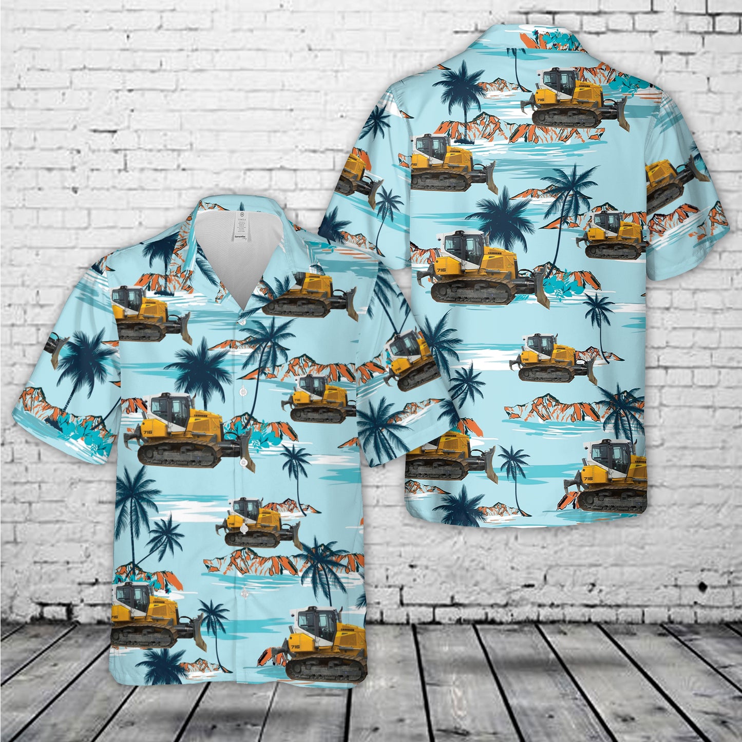 Liebherr Crawler tractors PR 716 Litronic Hawaiian Shirt