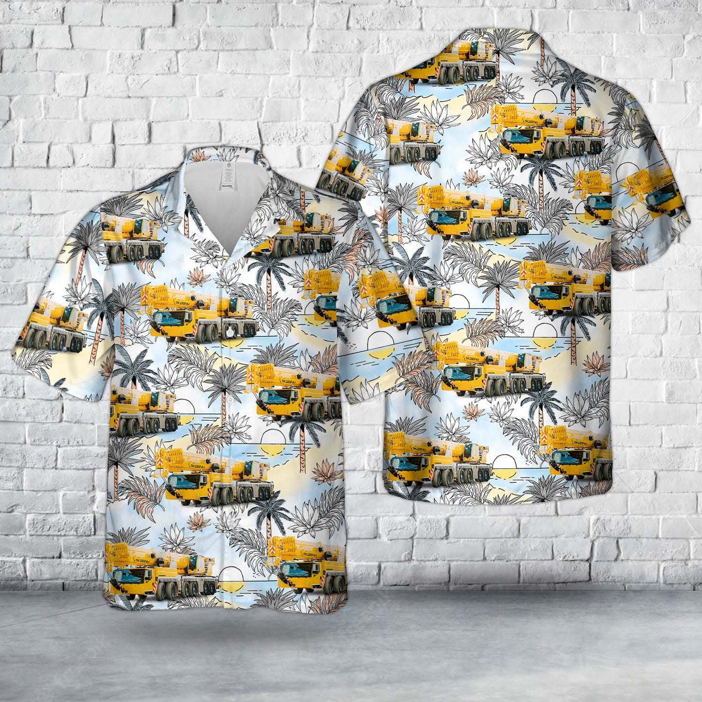 Liebherr Telescopic Mobile Cranes LTM 1300-6.3 Crane Operator Hawaiian Shirt
