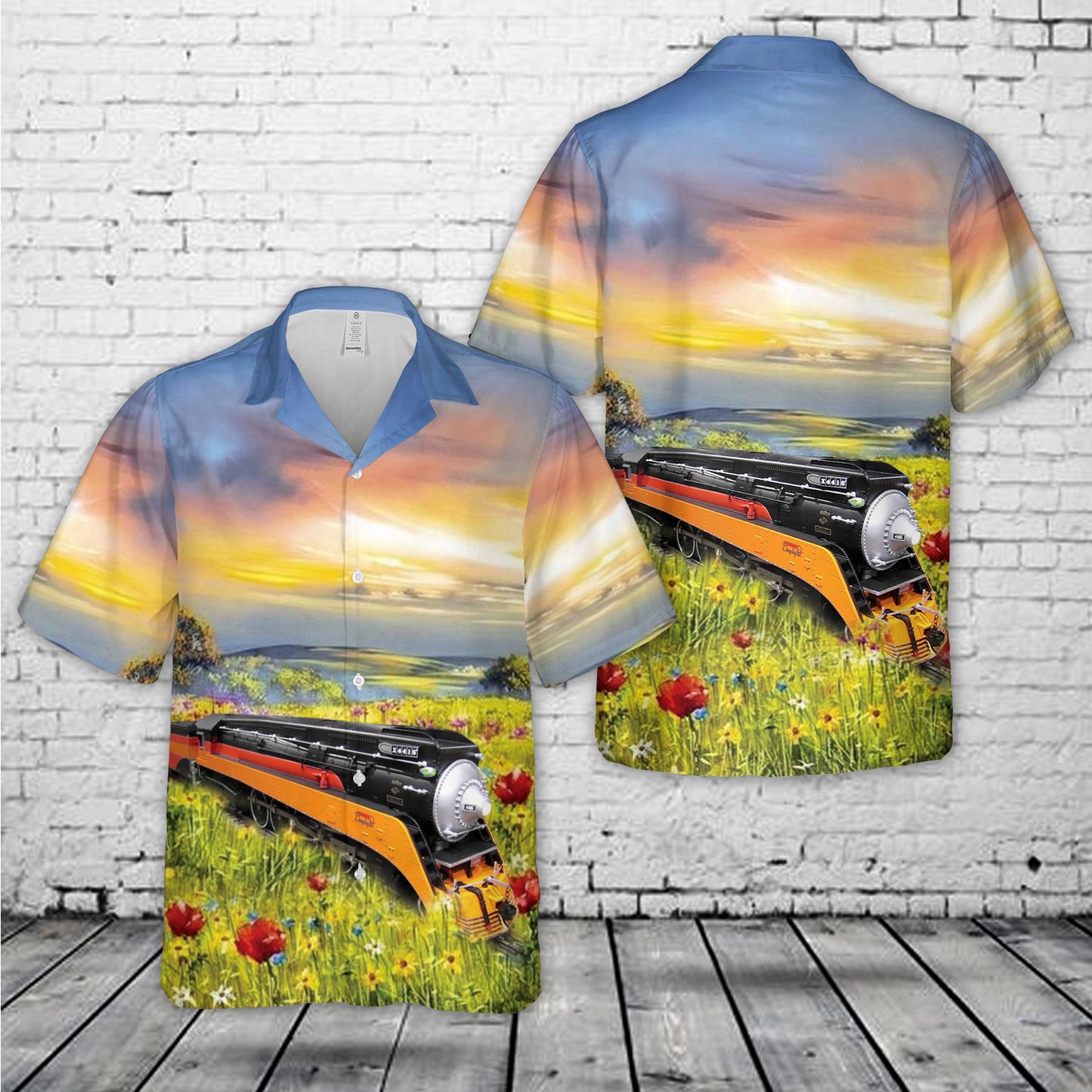 Lionel Southern Pacific 4-8-4 GS-2 Daylight Hawaiian Shirt