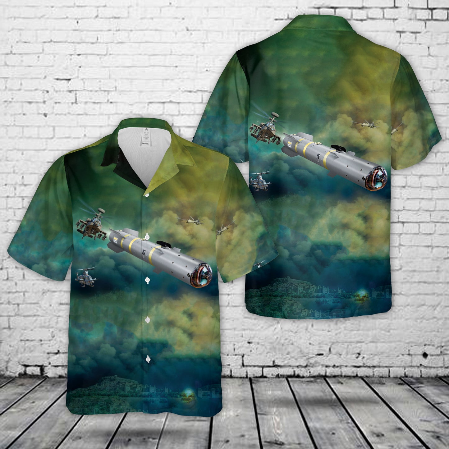 Lockheed Martin AGM-179 Joint Air-to-Ground Missile (JAGM) Hawaiian Shirt