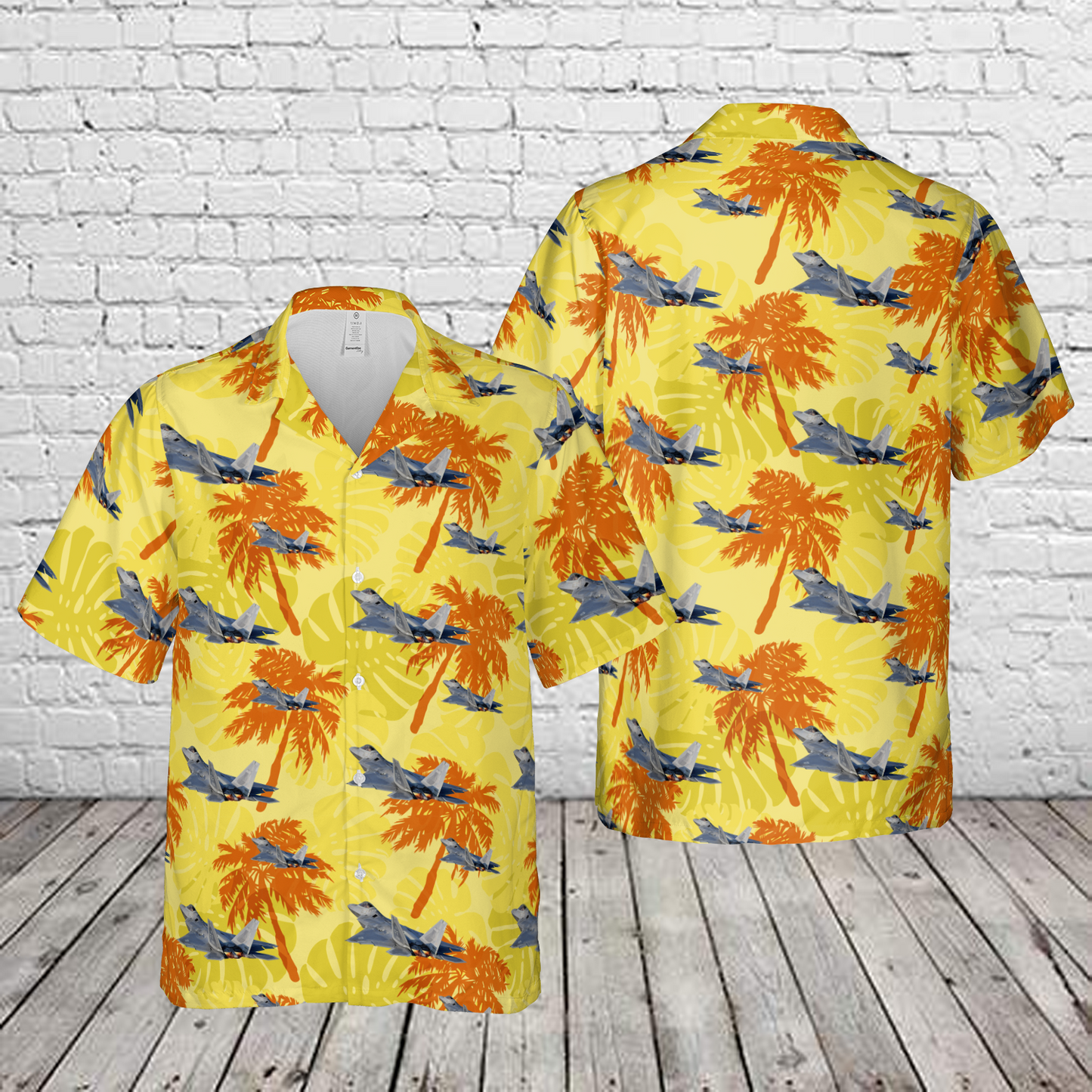 Lockheed Martin F-22 Raptor Jet USAF FF AF-08 156 Hawaiian Shirt