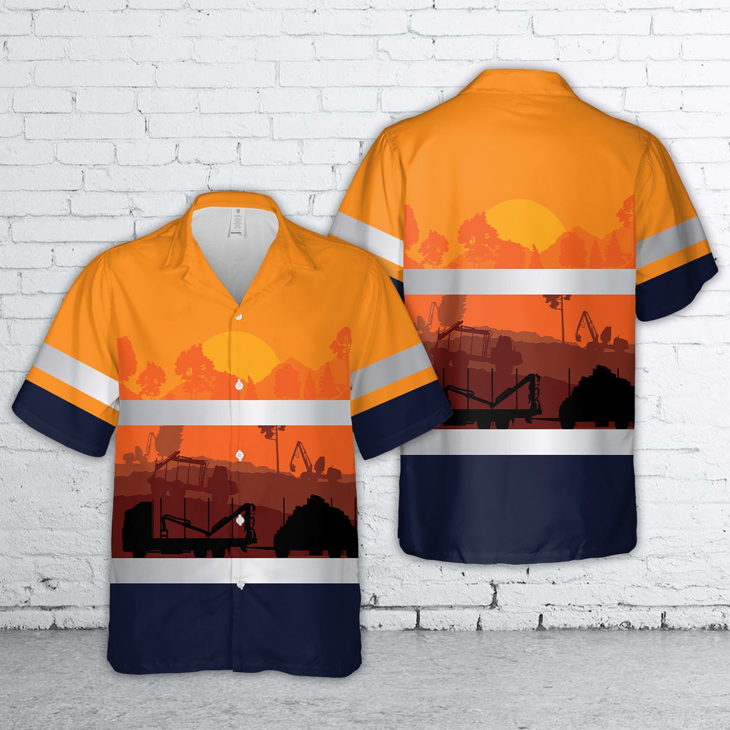 Logging Equipment Hawaiian Shirt