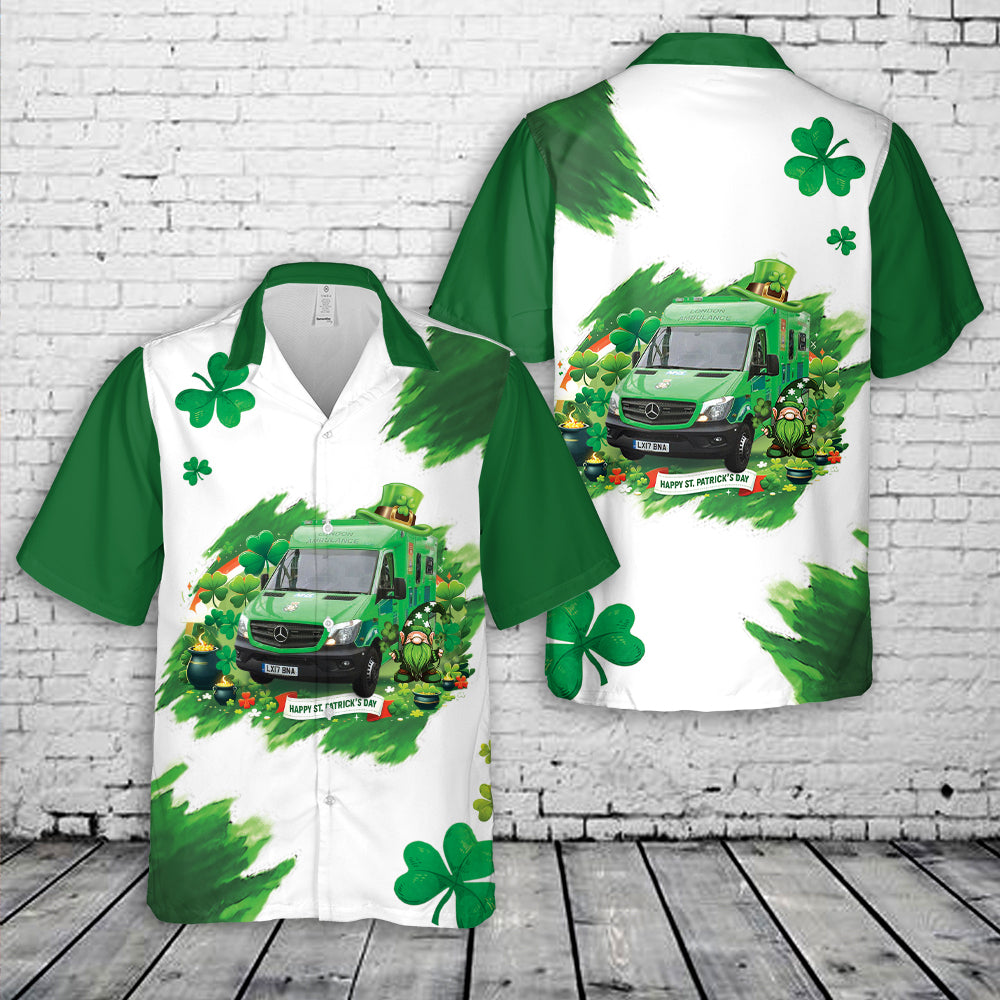 London Ambulance, Patrick's Day Hawaiian Shirt