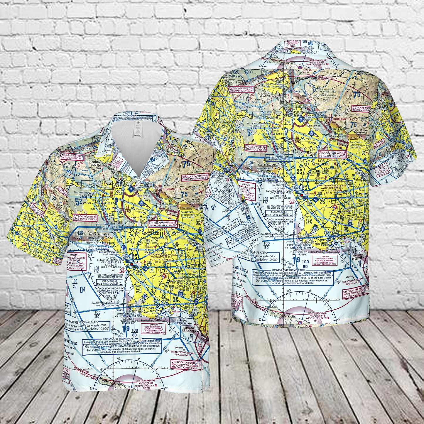 Los Angeles International Airport LAX VFR Hawaiian Shirt