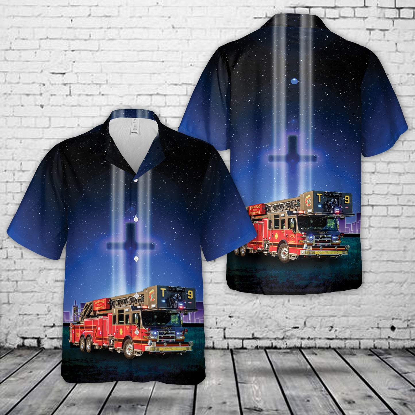 Loudonville, New York, Shaker Road Loudonville Fire Department, Never Forget The 9/11 Memorial Hawaiian Shirt