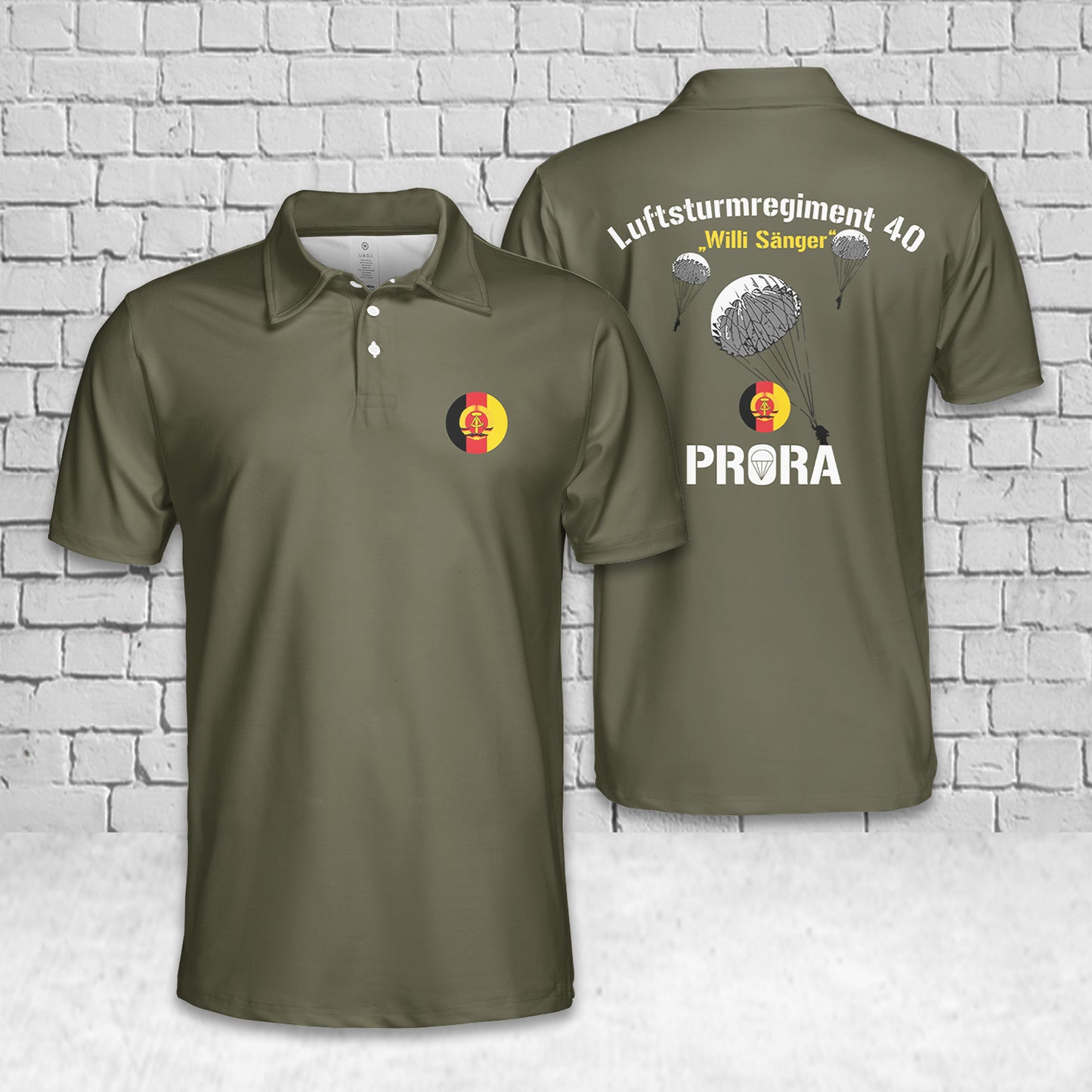 Luftsturmregiment 40 (LStR-40) "Willi Sanger" Polo Shirt