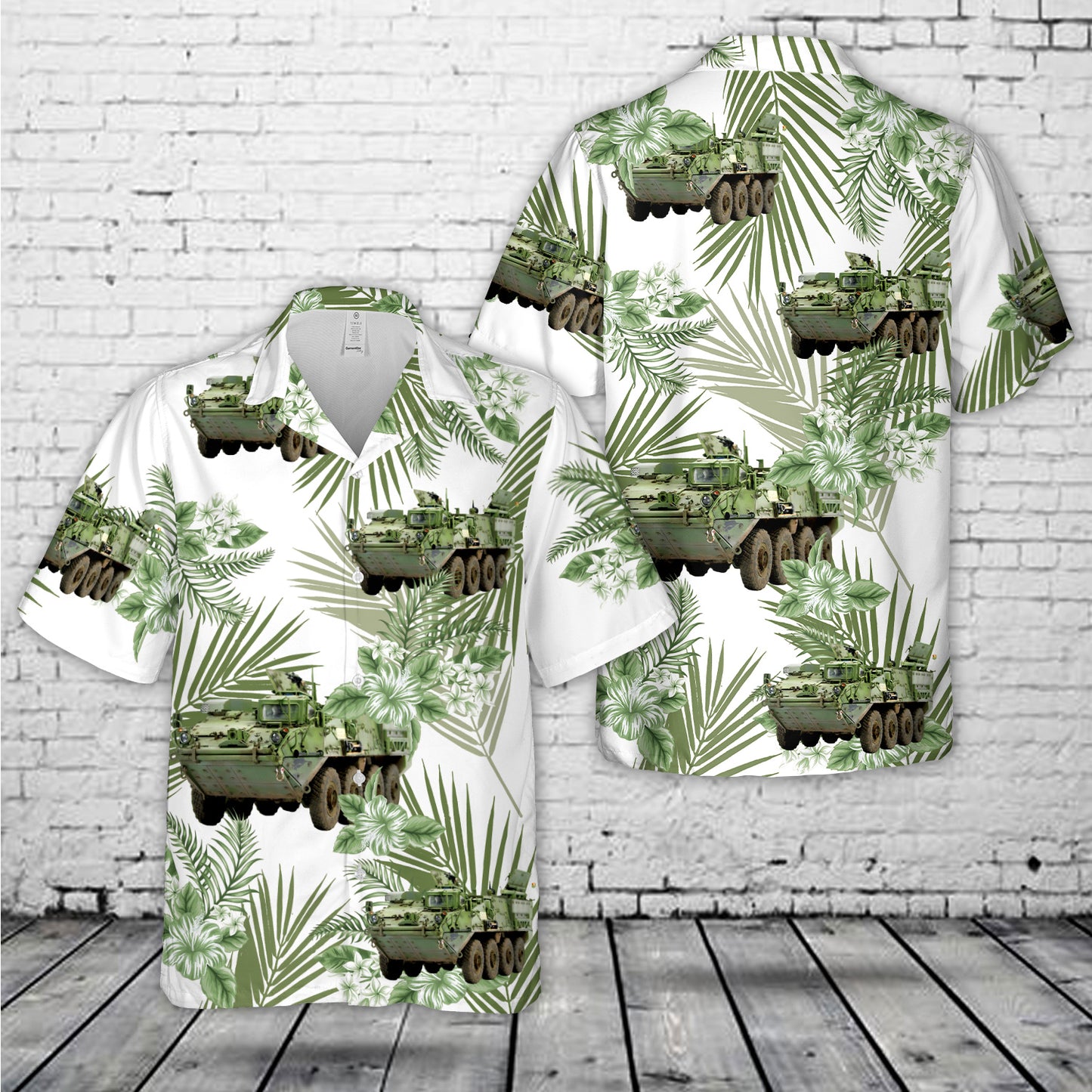 M1129 Mortar Carrier MCV-B (Mortar Carrier Vehicle version B) Hawaiian Shirt
