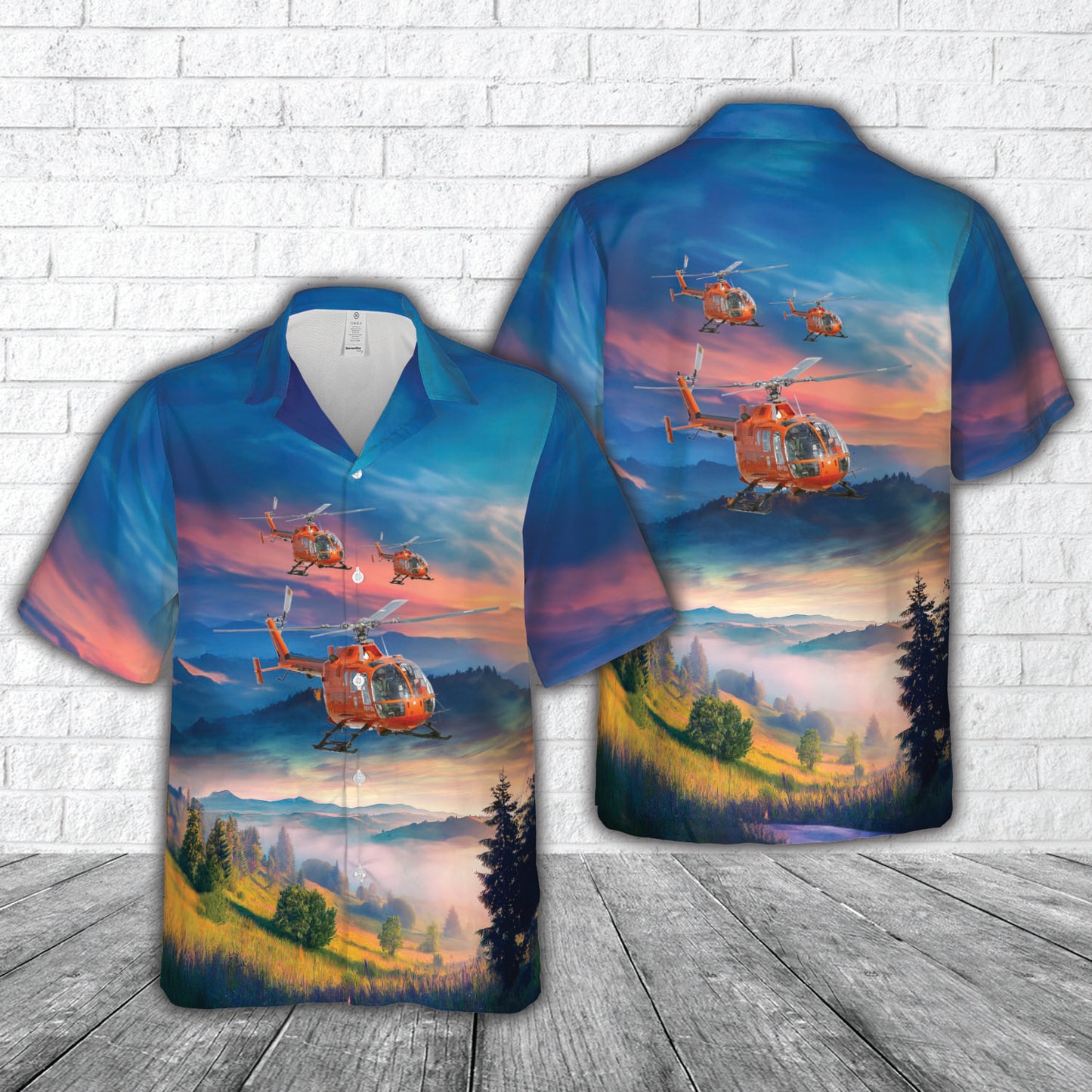 MBB BO-105CBS-5 Hawaiian Shirt