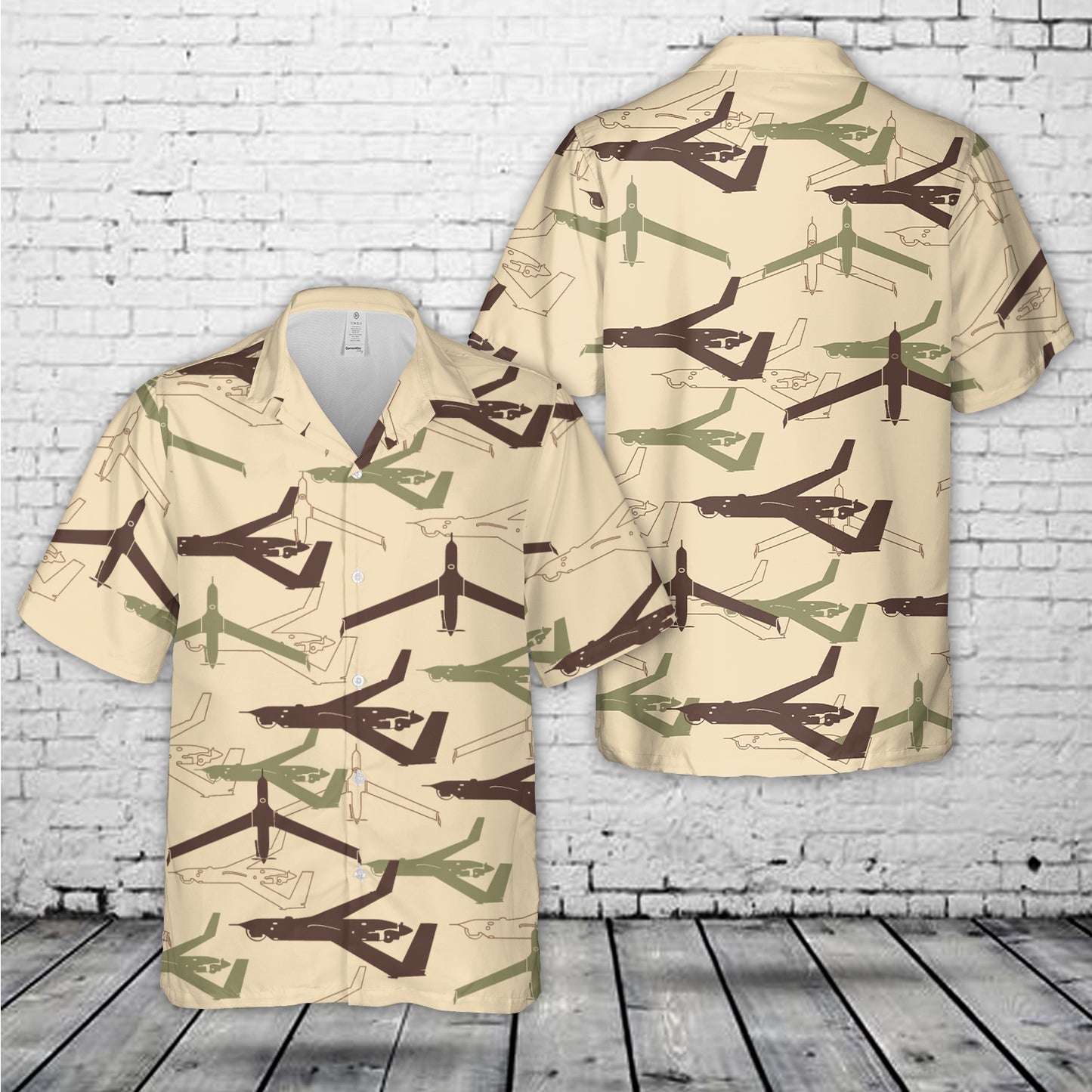 MQ-27 Insitu Scan Eagle Silhouette Hawaiian Shirt