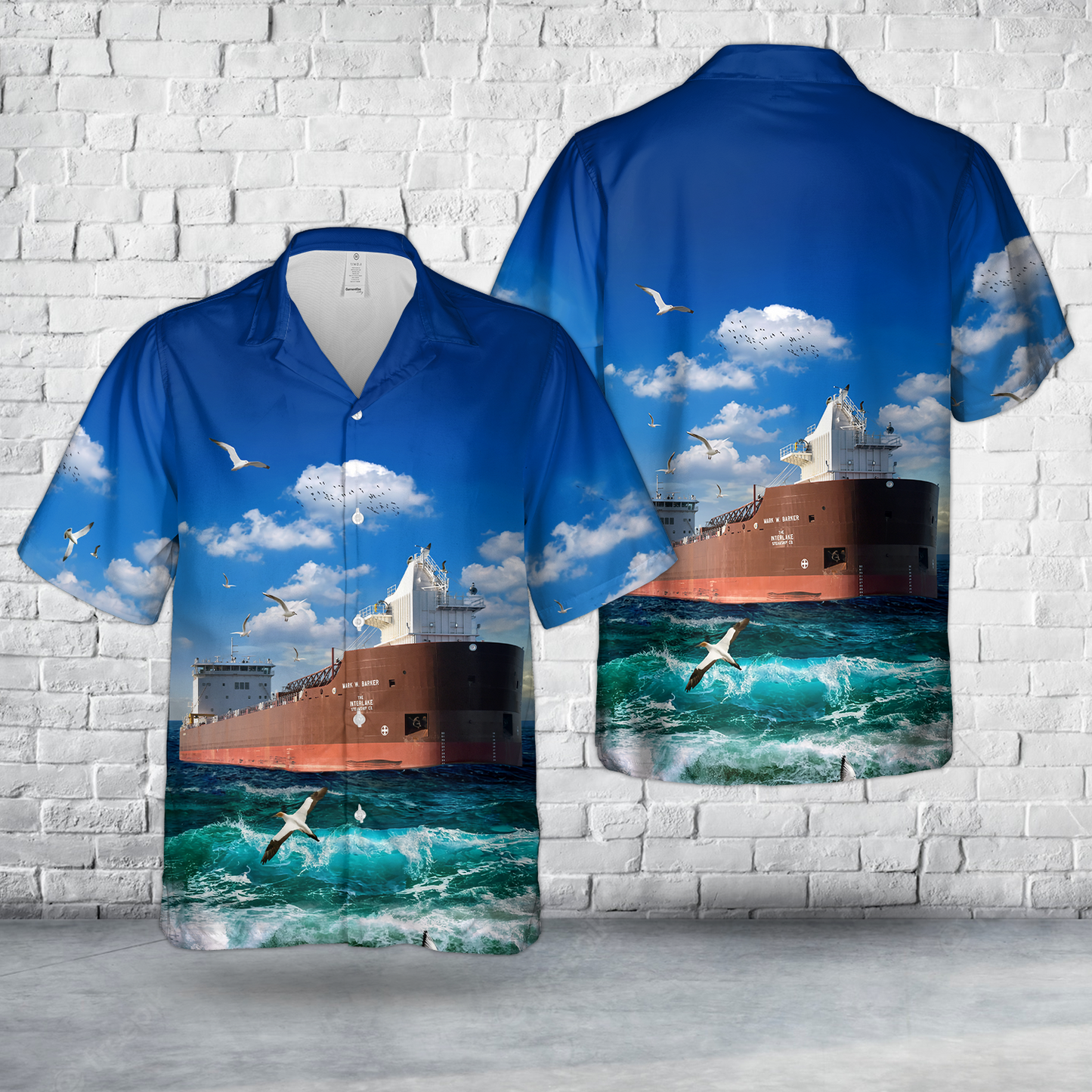 MV Mark W. Barker Hawaiian Shirt