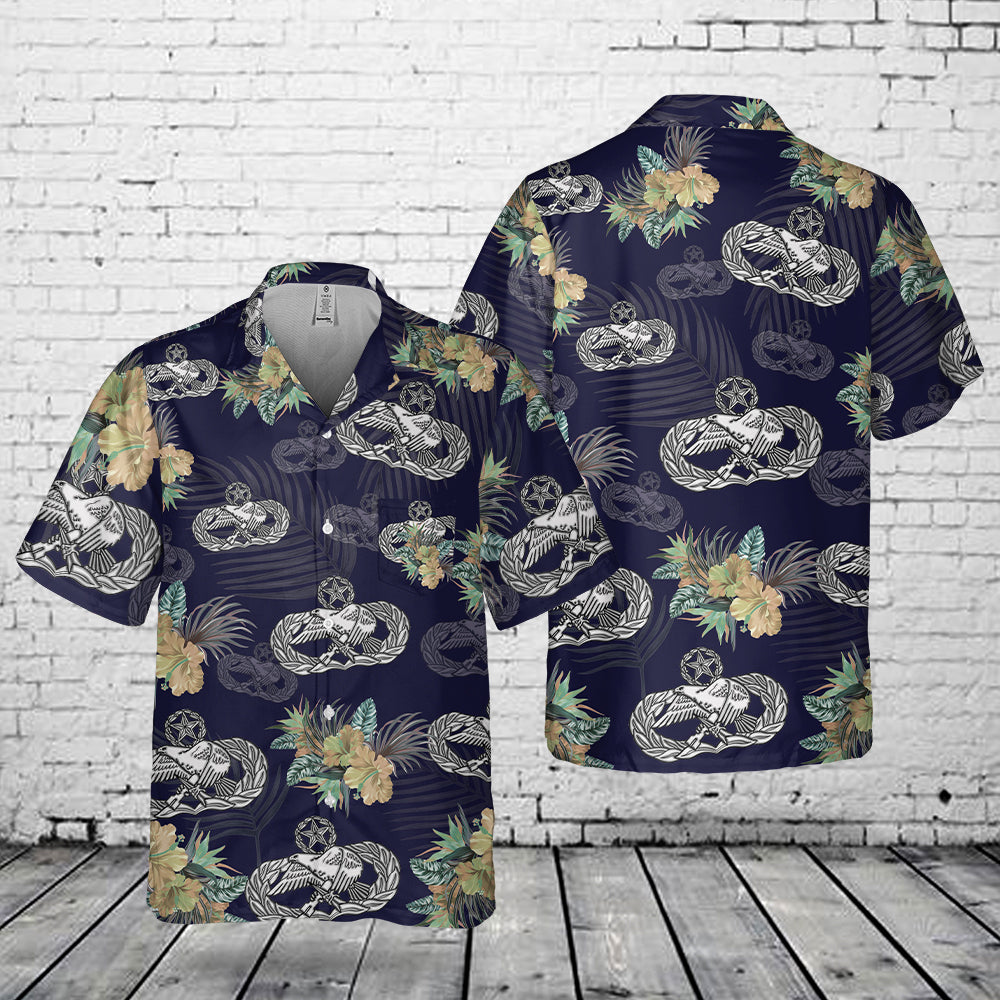 Maintenance Badge (Master USAF) Pocket Hawaiian Shirt