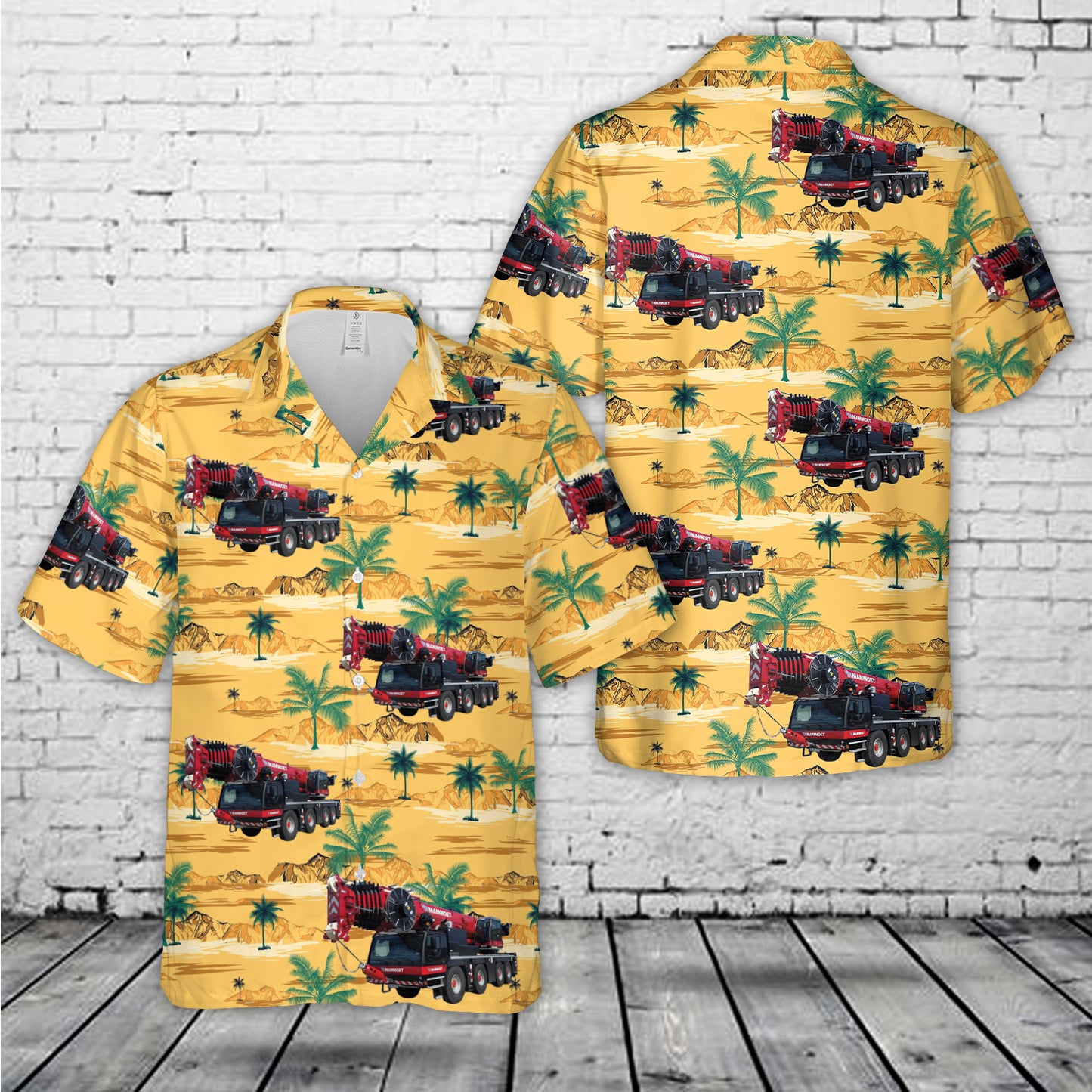 Mammoet Crane LTM 1120-4.1 Hawaiian Shirt