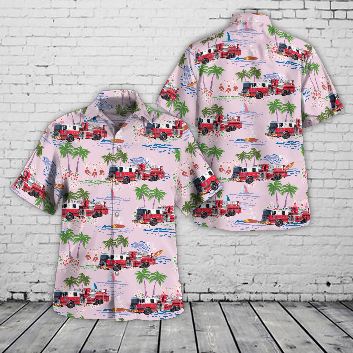 Manor, Texas, Travis County Emergency Services District No.12 Hawaiian Shirt