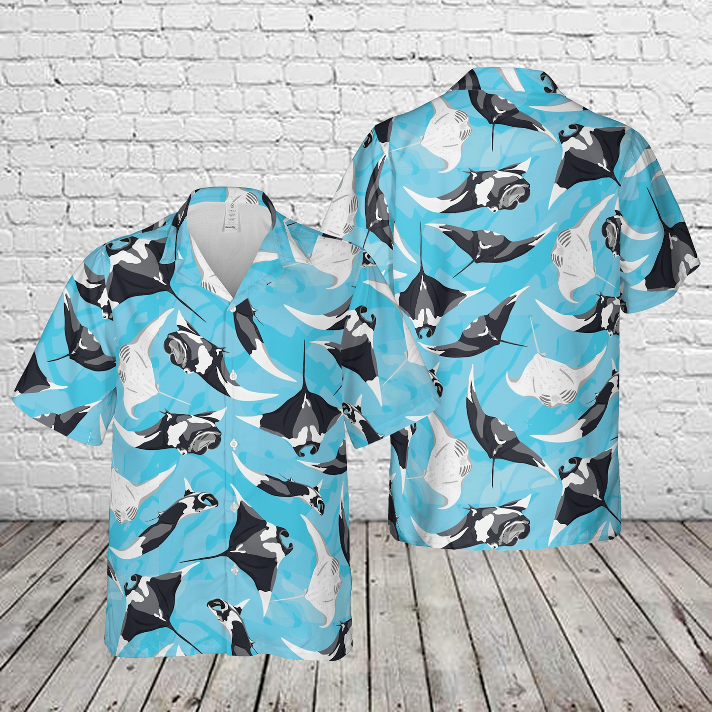Manta Ray Hawaiian Shirt
