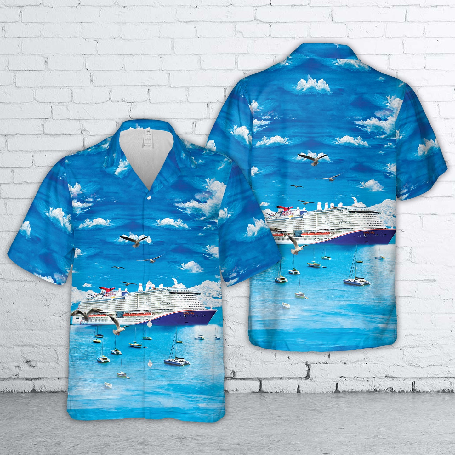 Mardi Gras Cruise Ship Hawaiian Shirt