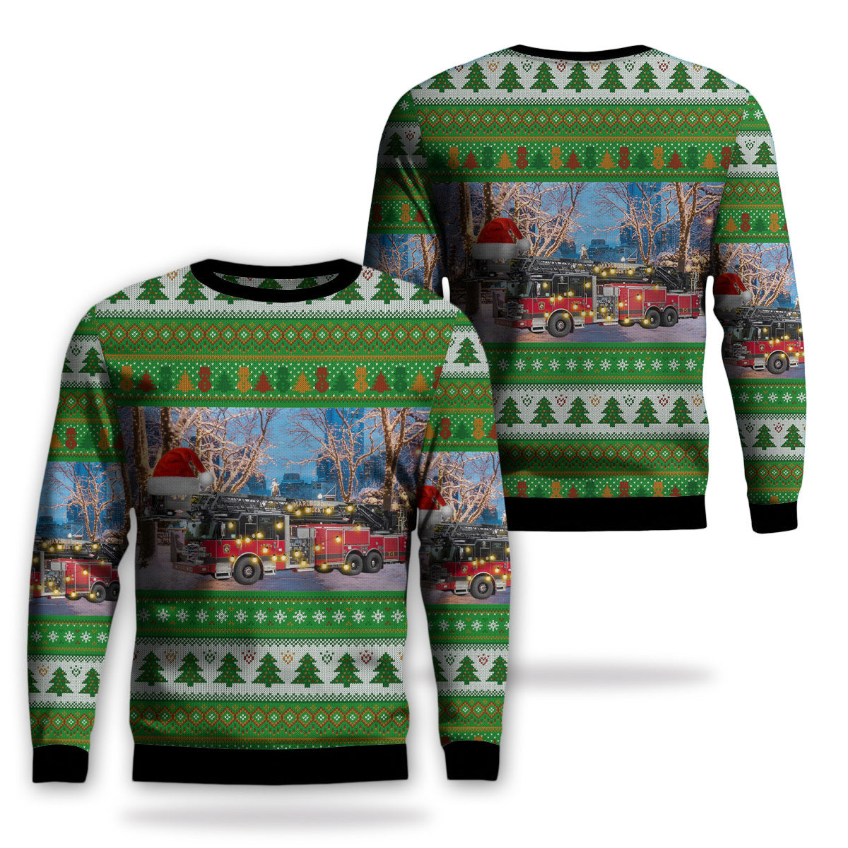 Marlborough, Massachusetts, Marlborough Fire Department Christmas AOP Sweater