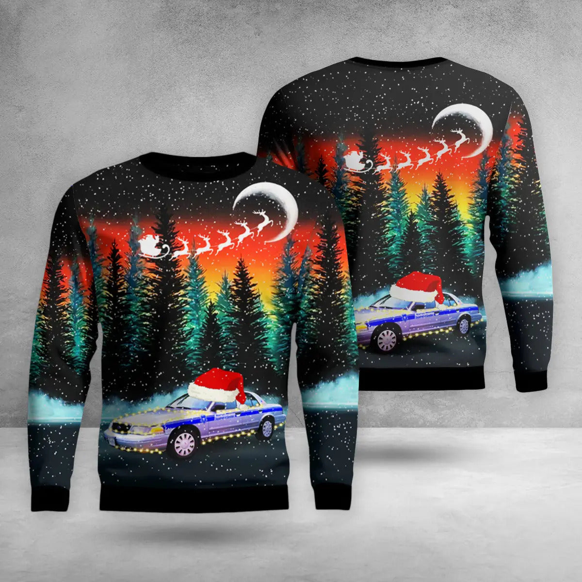 Massachusetts Department of Corrections AOP Christmas Sweater