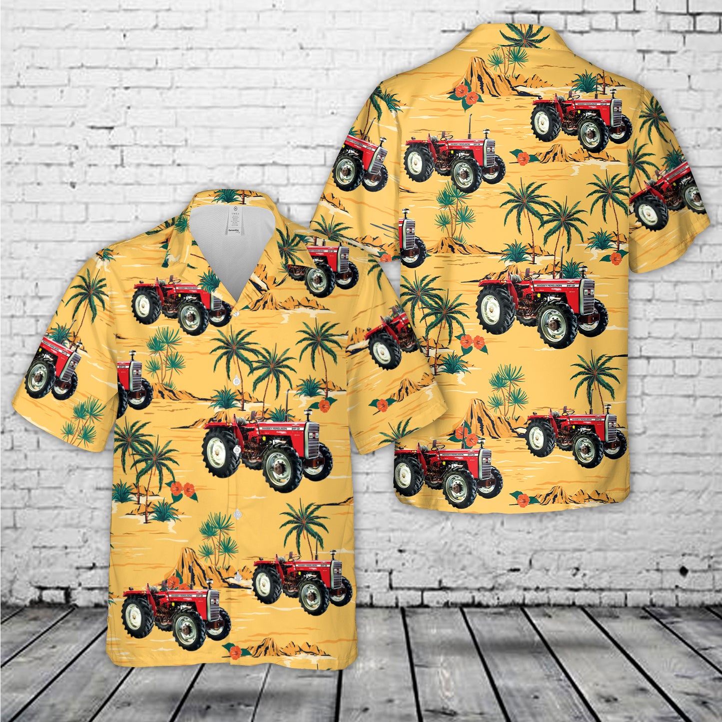 Massey Ferguson 241 DI 4WD Hawaiian Shirt