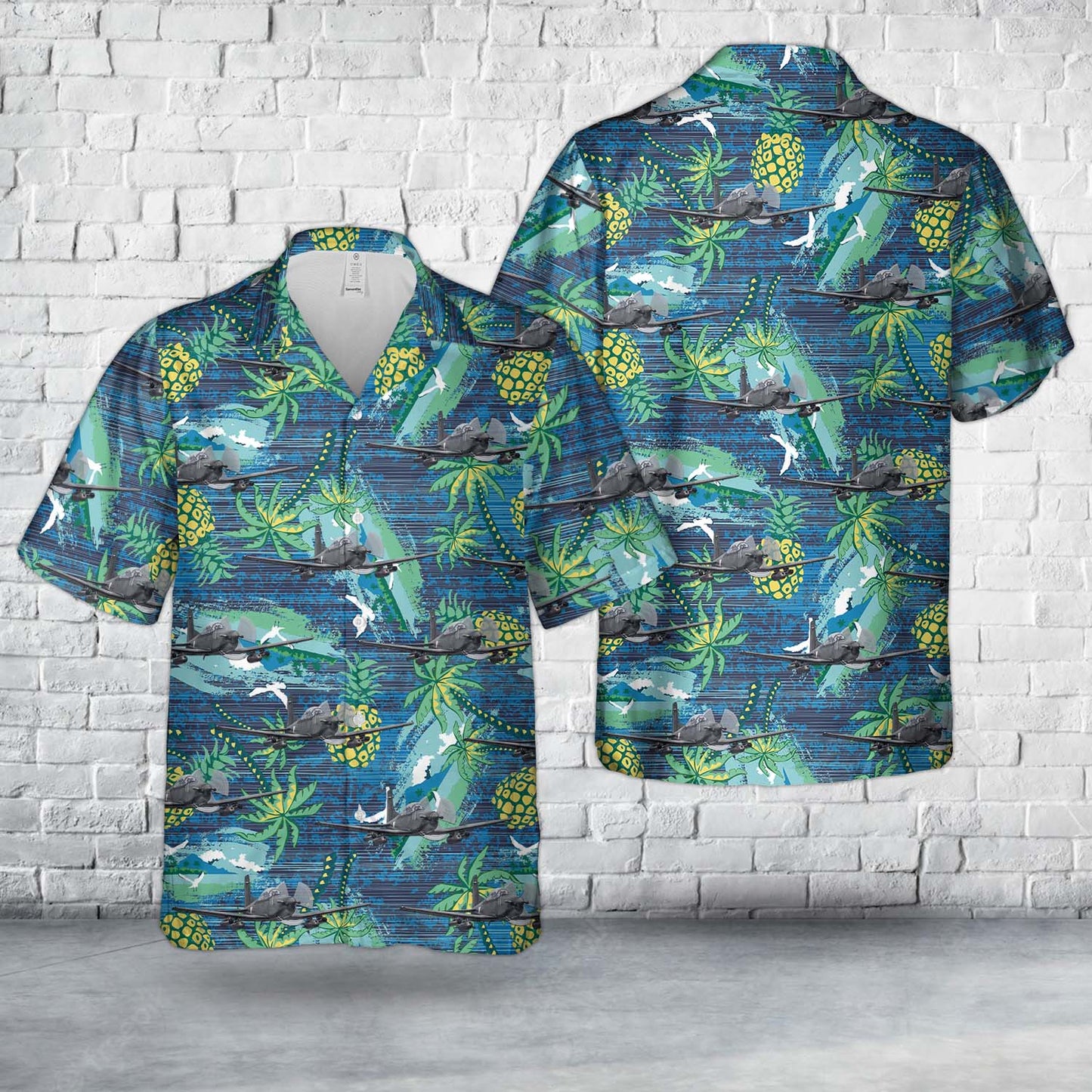 Mexican Air Force Pilatus PC-7 Hawaiian Shirt