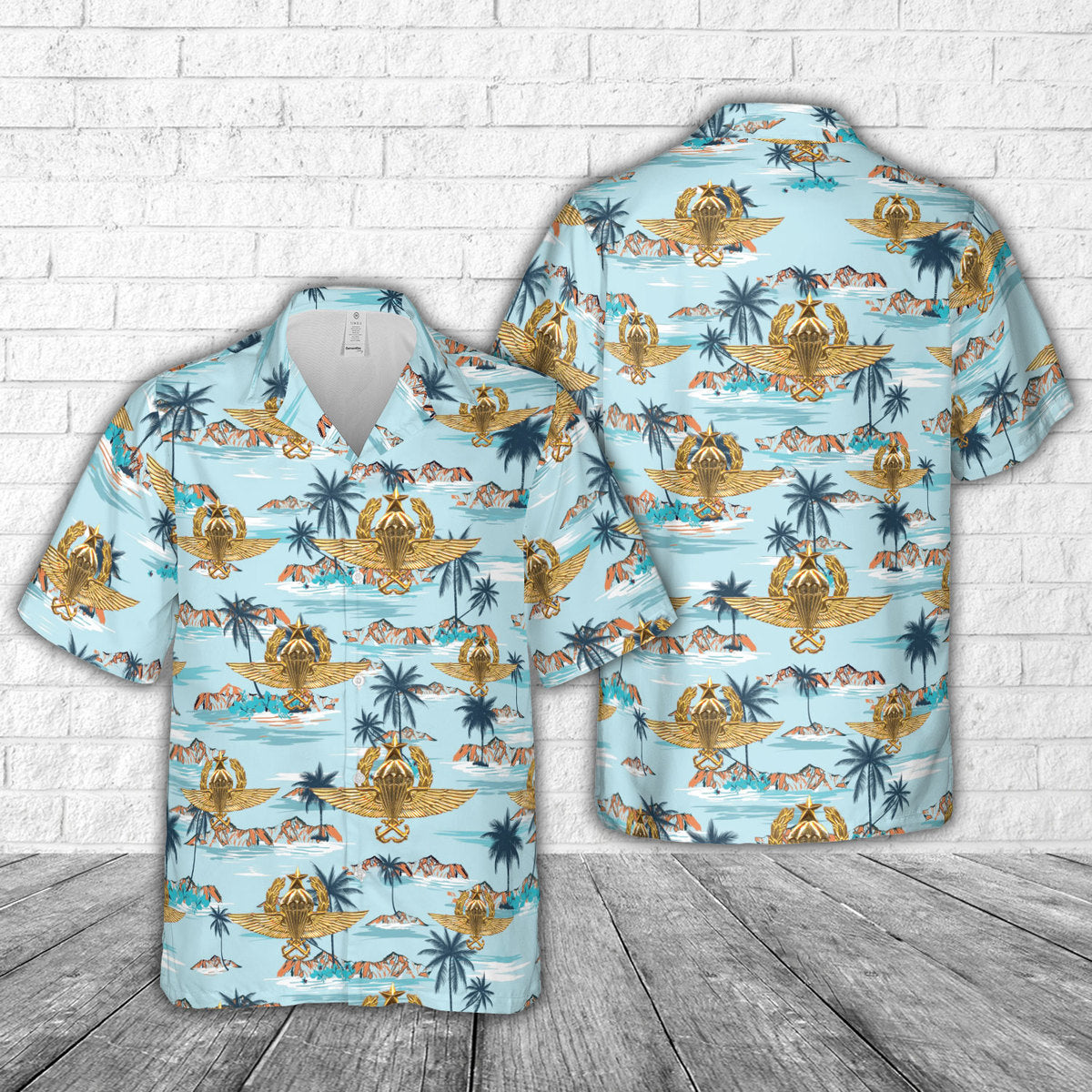 Mexican Army Parachute Riflemen Brigade Hawaiian Shirt