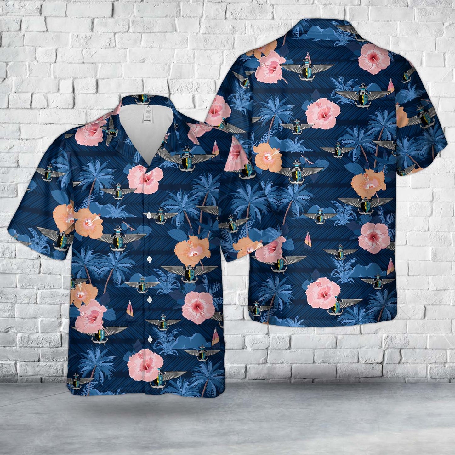 Mexican Navy Fuerzas Especiales (Special Forces) FES Hawaiian Shirt
