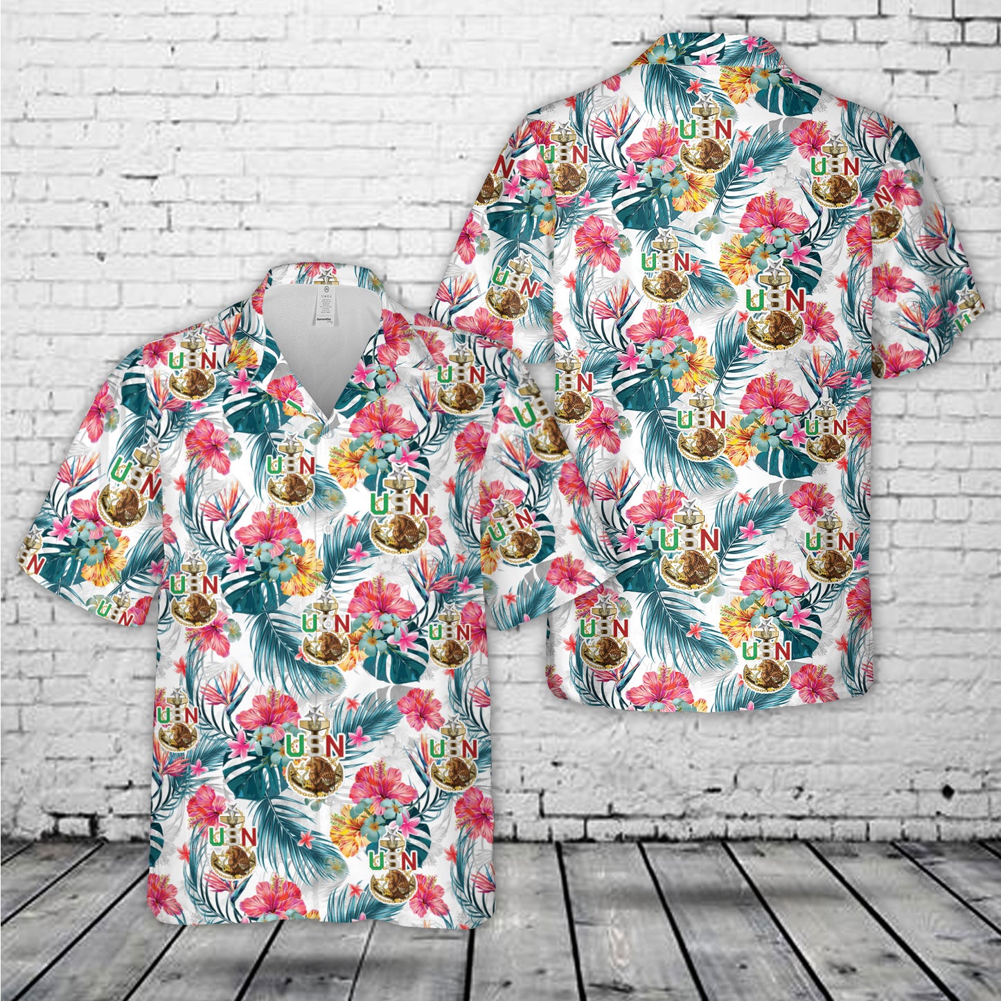 Mexican Navy Senior Chief Petty Officer Anchor Hawaiian Shirt