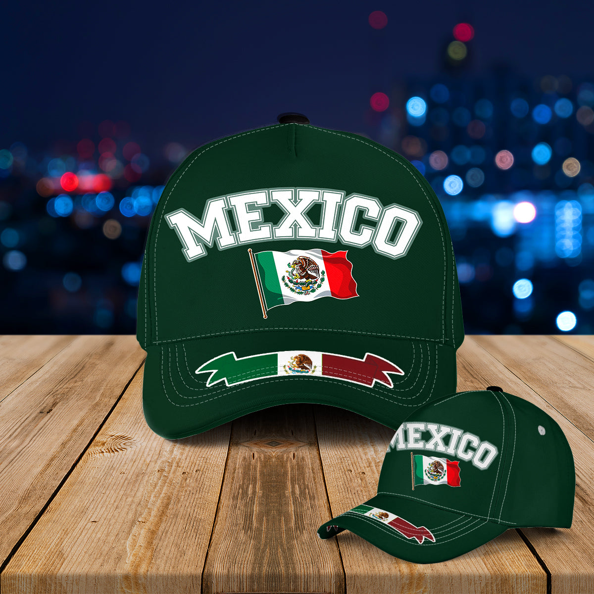 Mexico Flag Baseball Cap
