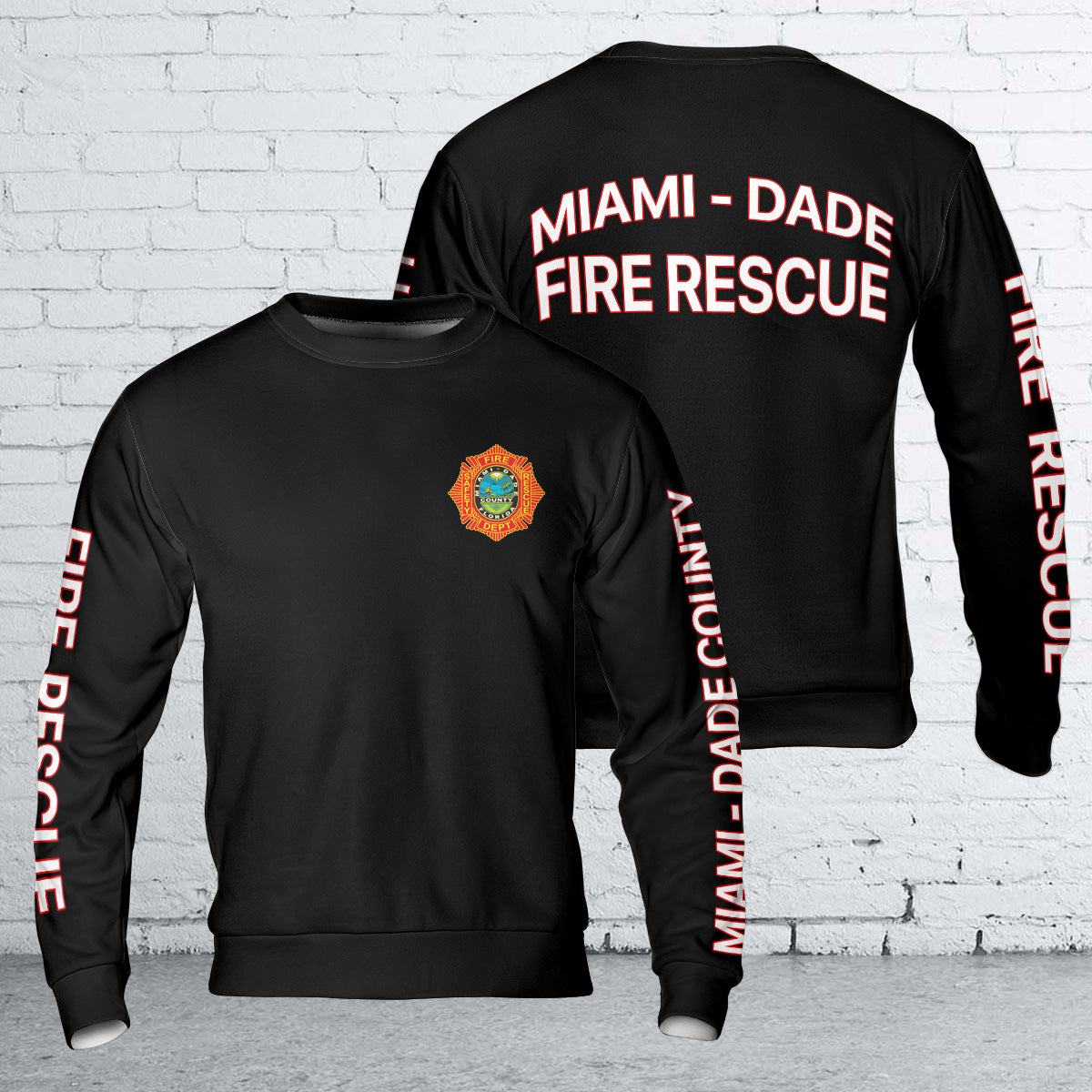 Miami Dade Fire Rescue AOP Sweatshirt (Lightweight)