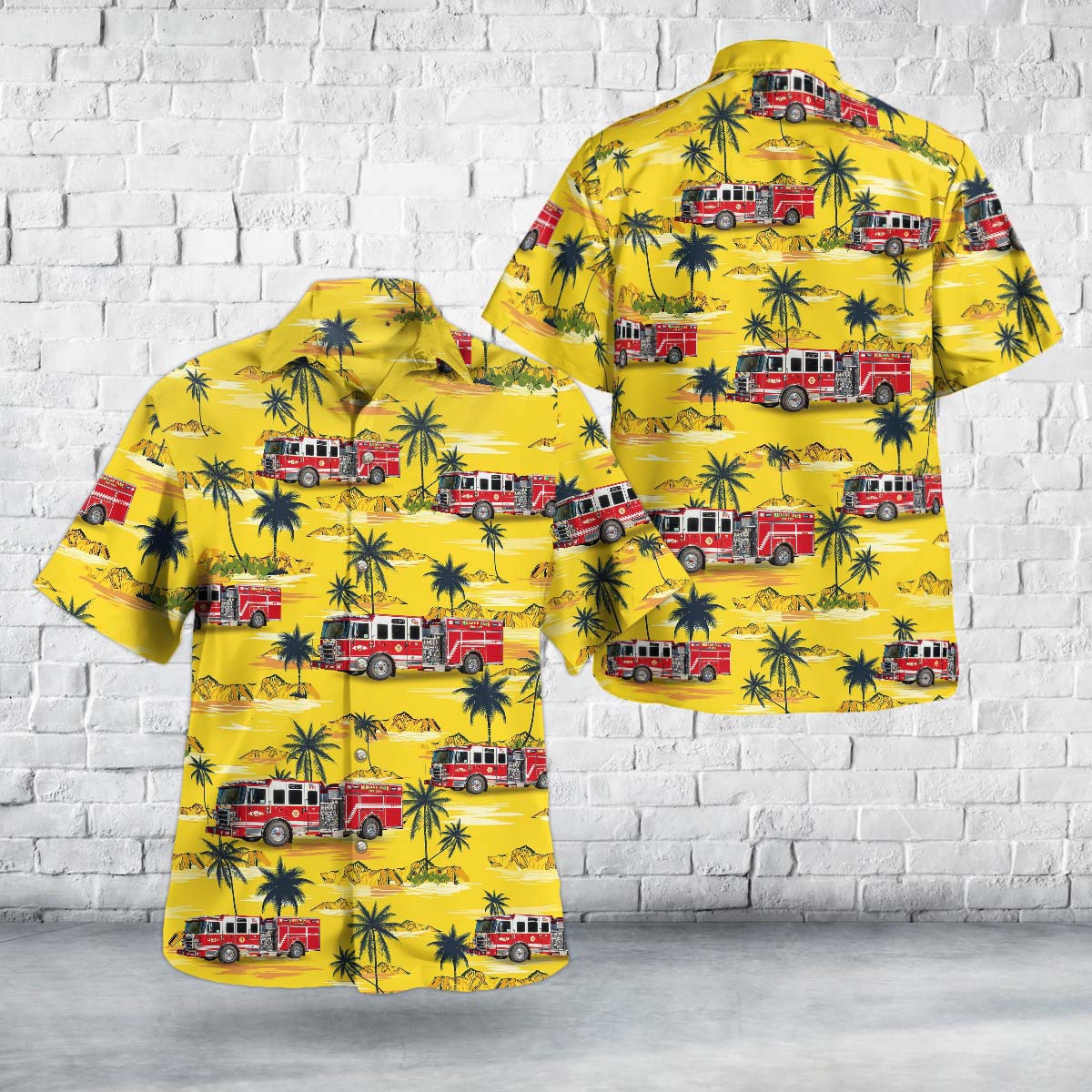 Midland Park, New Jersey, Midland Park Fire Department Hawaiian Shirt