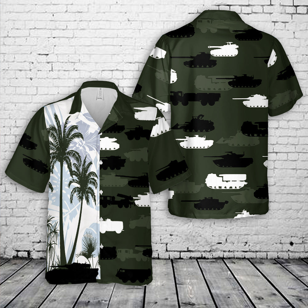 Military tanks Hawaiian Shirt