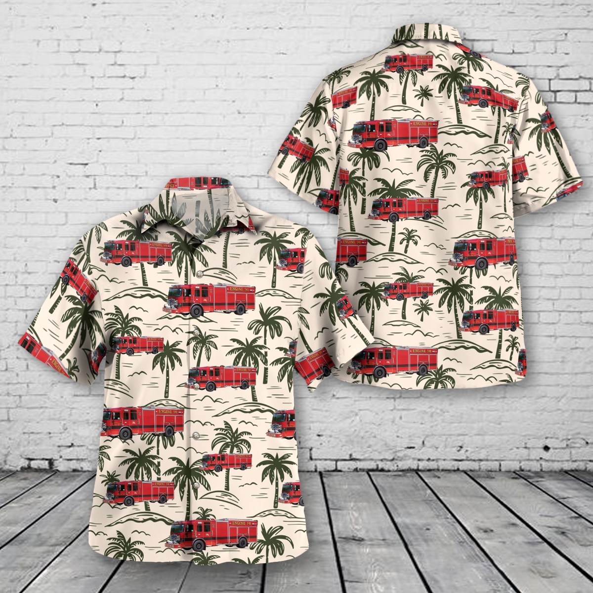 Milledgeville, Illinois, Milledgeville Fire Protection District Hawaiian Shirt