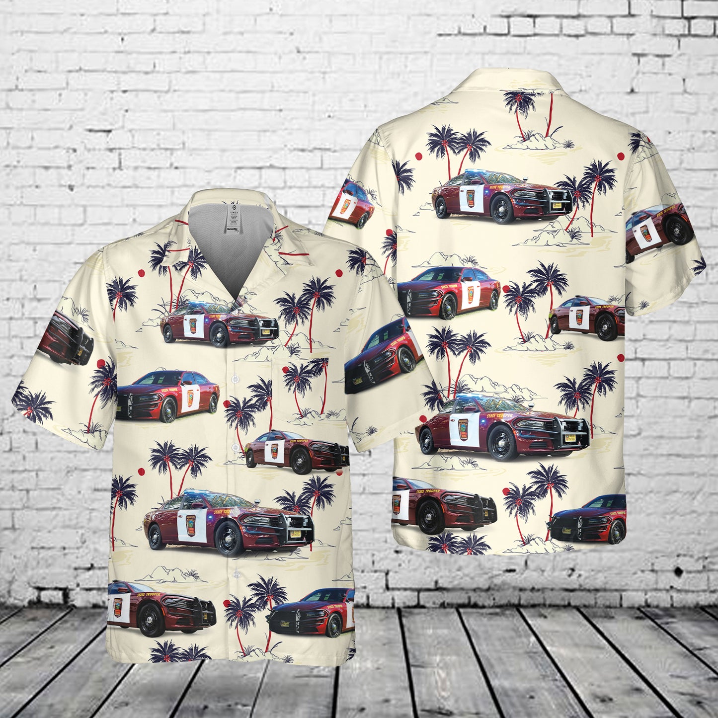 Minnesota State Patrol Pocket Hawaiian Shirt